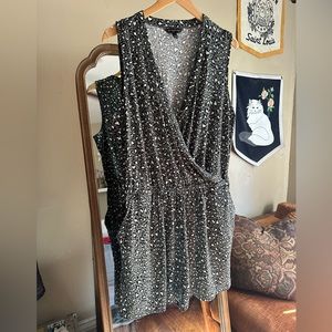 Banana Republic Animal Print Romper. XL